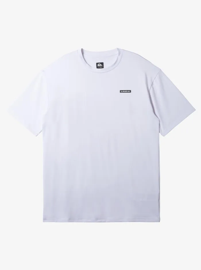 Rashguards Men Quiksilver Omni Session Upf 50 Short Sleeve Surf Tee White Rashguards Men Quiksilver Omni Session Upf 50 Short Sleeve Surf Tee White