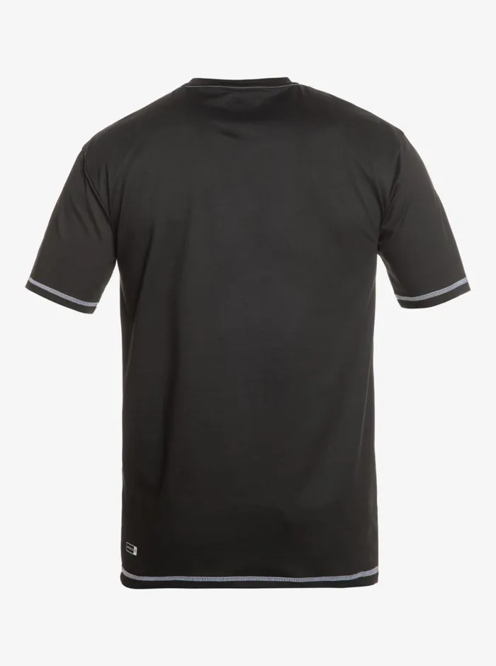 Rashguards Men Quiksilver Saturn Surf Short Sleeve Upf 50 Surf TShirt Black Rashguards Men Quiksilver Saturn Surf Short Sleeve Upf 50 Surf TShirt Black