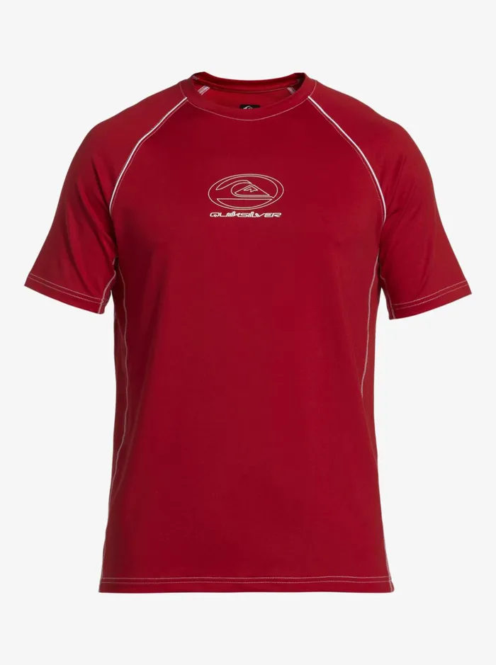Rashguards Men Quiksilver Saturn Surf Tee Short Sleeve Surf Tee Samba