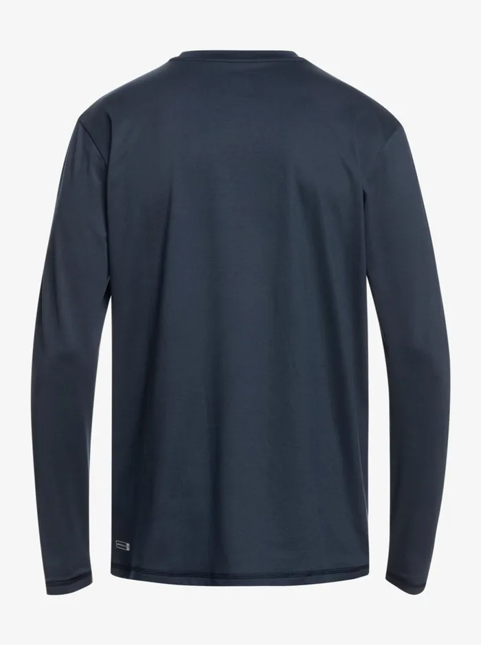 Rashguards Men Quiksilver Solid Streak Long Sleeve Upf 50 Surf Tee Navy Blazer Rashguards Men Quiksilver Solid Streak Long Sleeve Upf 50 Surf Tee Navy Blazer