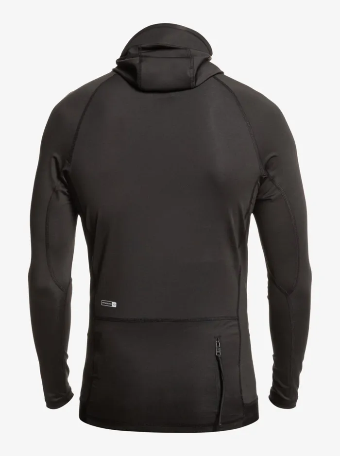 Rashguards Men Quiksilver Storm Tripper Long Sleeve Rashguard Black Rashguards Men Quiksilver Storm Tripper Long Sleeve Rashguard Black