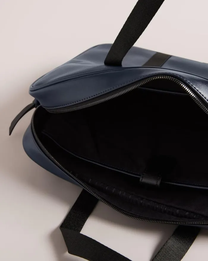 Recycled PU Document Bag Navy Men Ted Baker Document Bags