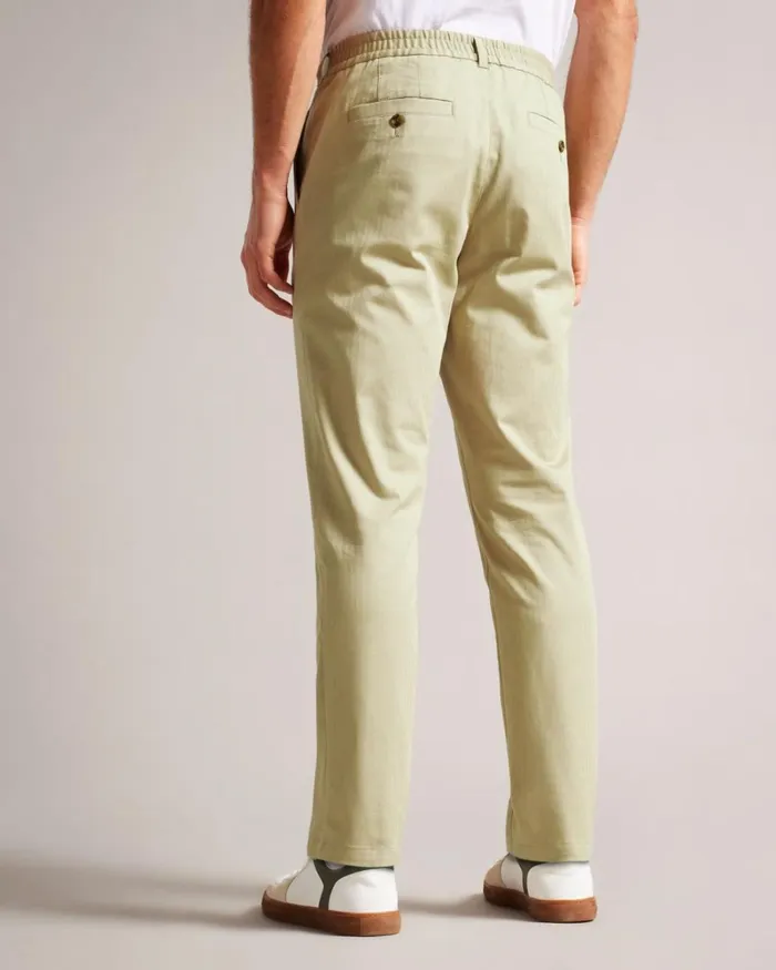 Regular Fit Herringbone Trousers Natural Men Ted Baker Clothing Regular Fit Herringbone Trousers Natural Men Ted Baker Clothing