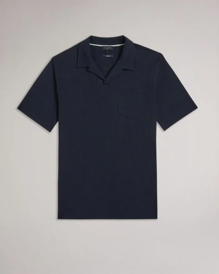 Regular Fit Polo Shirt Navy Men Ted Baker Clothing