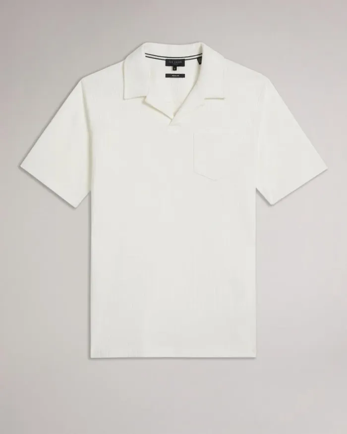 Regular Fit Polo Shirt White Men Ted Baker Clothing