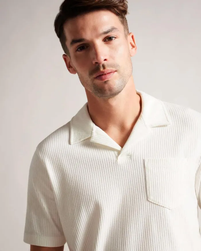 Regular Fit Polo Shirt White Men Ted Baker Clothing Regular Fit Polo Shirt White Men Ted Baker Clothing