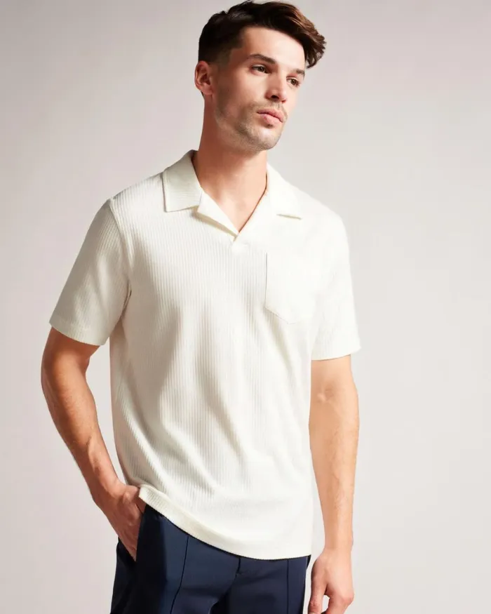 Regular Fit Polo Shirt White Men Ted Baker Clothing Regular Fit Polo Shirt White Men Ted Baker Clothing