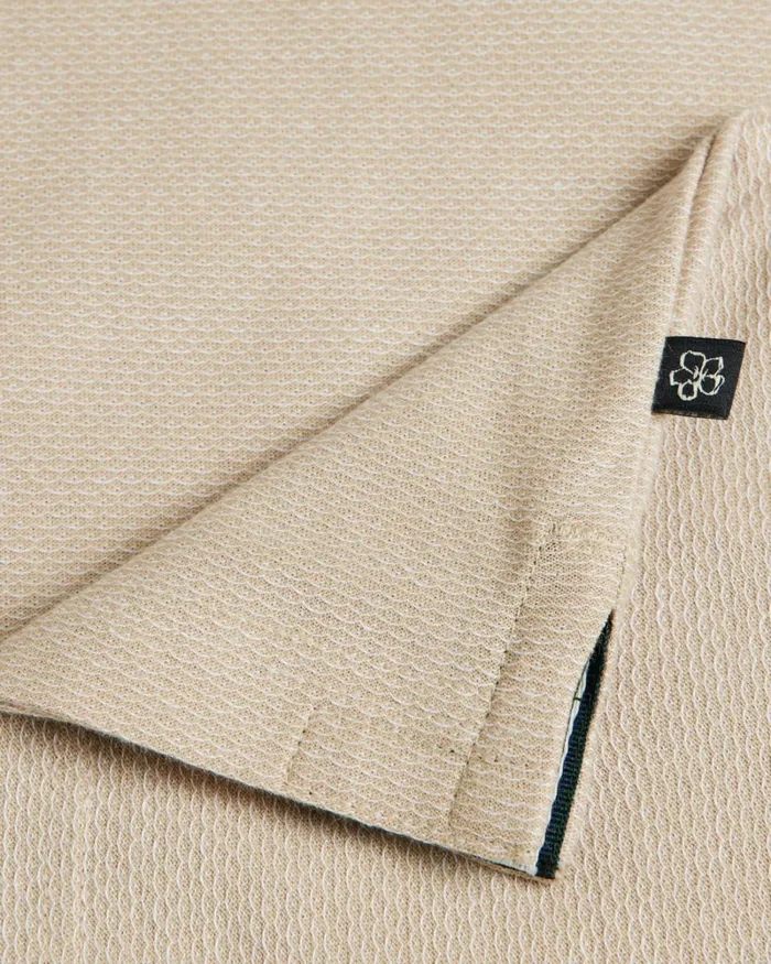 Regular Fit Textured TShirt Tan Men Ted Baker Clothing Regular Fit Textured TShirt Tan Men Ted Baker Clothing