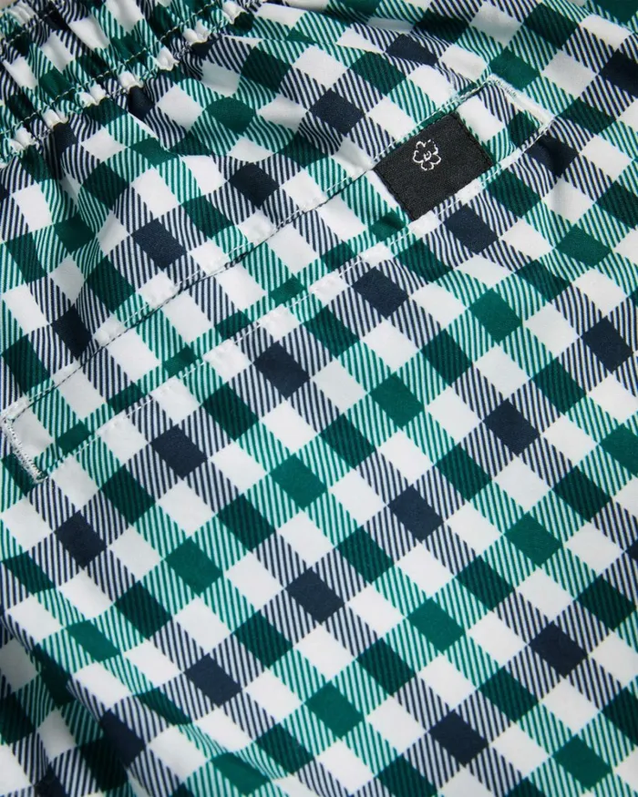 Regular House Check Swim Shorts Navy Men Ted Baker Clothing