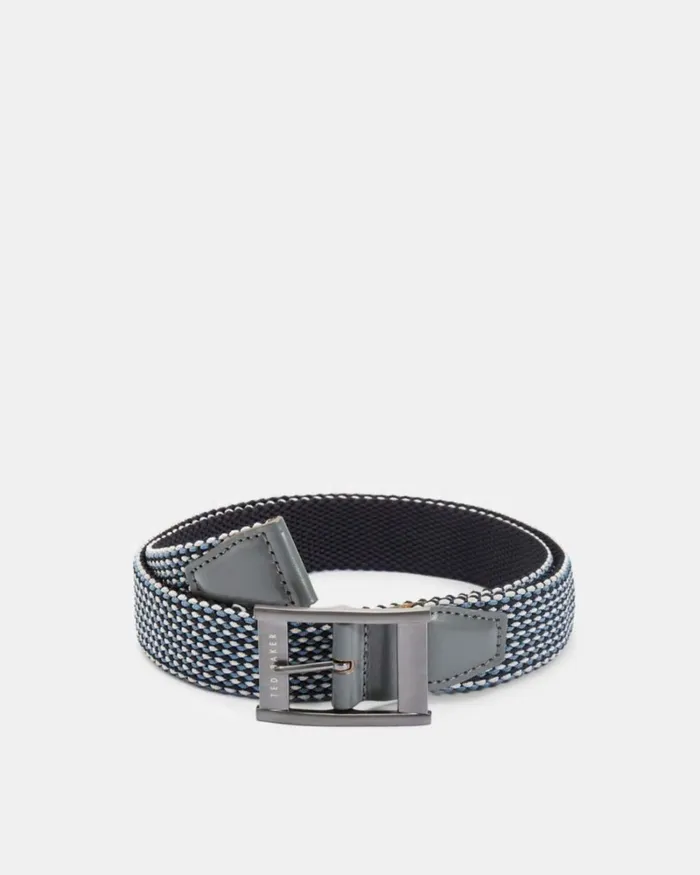 Reversible Elastic Belt Navy Men Ted Baker Belts Reversible Elastic Belt Navy Men Ted Baker Belts
