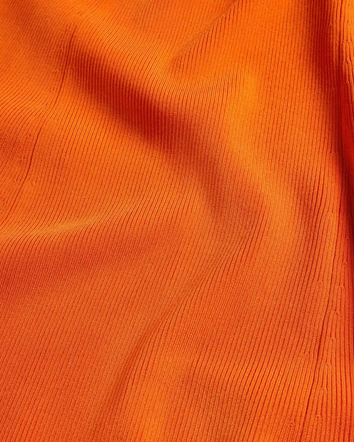 Rib Knit Maxi Dress Bright Orange Women Ted Baker Clothing Rib Knit Maxi Dress Bright Orange Women Ted Baker Clothing