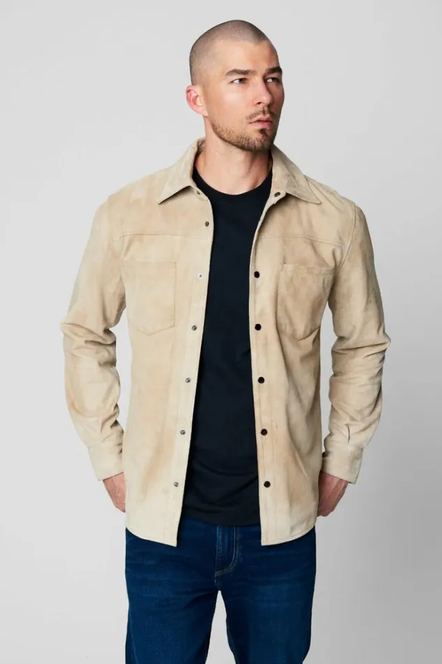 Rock Solid Shacket Men Blank NYC Jackets
