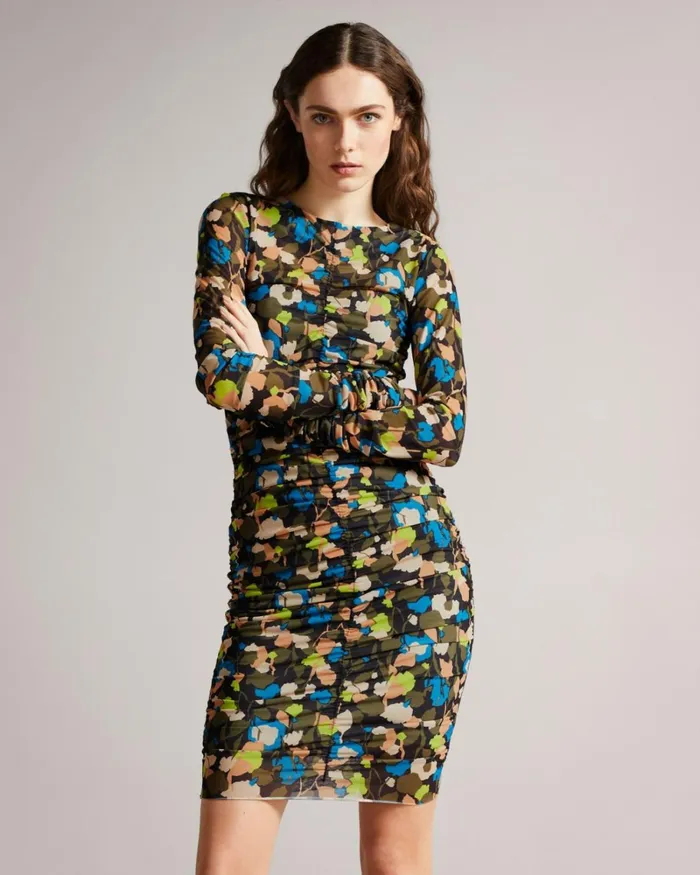 Ruched Front Dress Black Women Ted Baker Dresses Ruched Front Dress Black Women Ted Baker Dresses