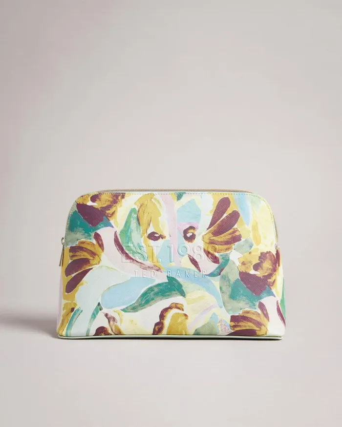 Sand Dune Brush Strokes Washbag Light Green Women Ted Baker Wash and Makeup Bags