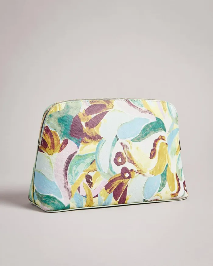 Sand Dune Brush Strokes Washbag Light Green Women Ted Baker Wash and Makeup Bags