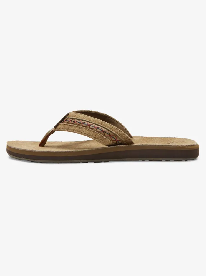 Sandals Men Quiksilver Carver Leather Ii Basic Sandal Strap Tan 1 Sandals Men Quiksilver Carver Leather Ii Basic Sandal Strap Tan 1