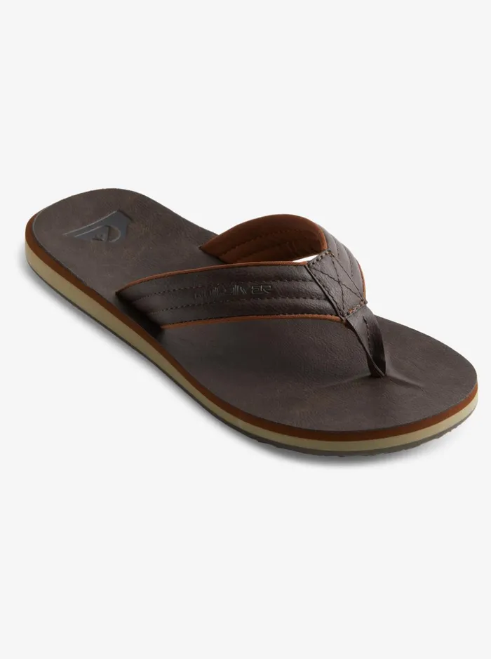 Sandals Men Quiksilver Carver Nubuck Sandals Demitasse 8211 Solid