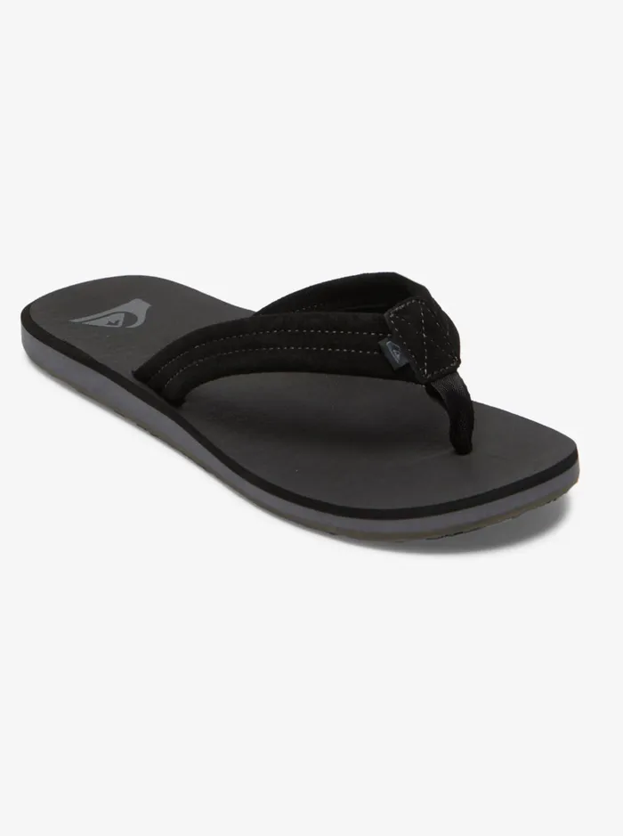 Sandals Men Quiksilver Carver Suede Core Sandals Black 1