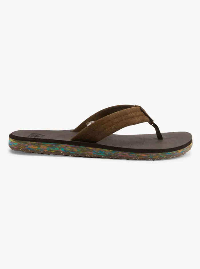 Sandals Men Quiksilver Carver Suede Recycled Sandals Brown 2 Sandals Men Quiksilver Carver Suede Recycled Sandals Brown 2