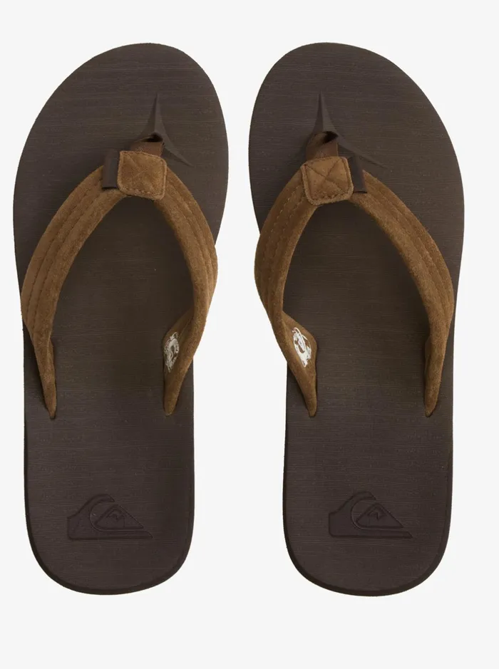 Sandals Men Quiksilver Carver Suede Recycled Sandals Brown 2 Sandals Men Quiksilver Carver Suede Recycled Sandals Brown 2
