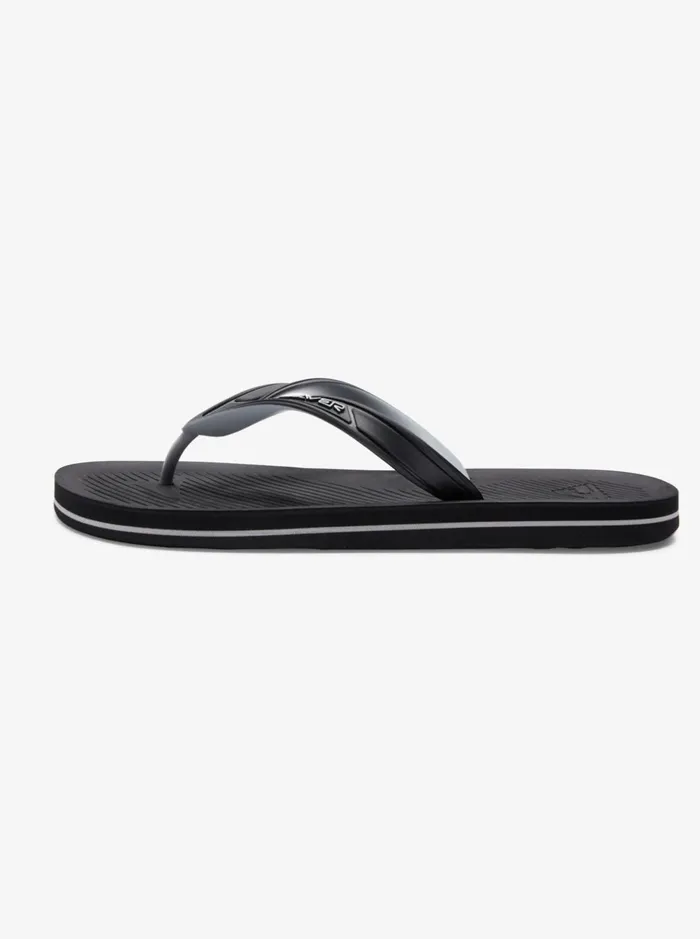 Sandals Men Quiksilver Haleiwa Core FlipFlops Black 1 Sandals Men Quiksilver Haleiwa Core FlipFlops Black 1