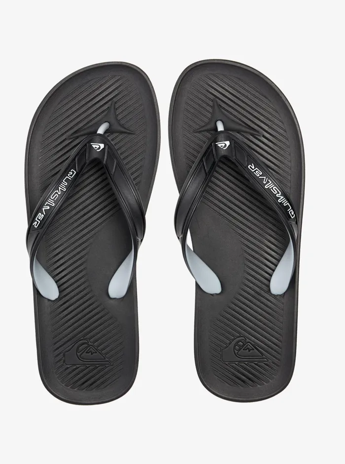 Sandals Men Quiksilver Haleiwa Core FlipFlops Black 1 Sandals Men Quiksilver Haleiwa Core FlipFlops Black 1