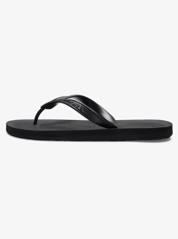 Sandals Men Quiksilver Haleiwa Core FlipFlops Black 2 Sandals Men Quiksilver Haleiwa Core FlipFlops Black 2