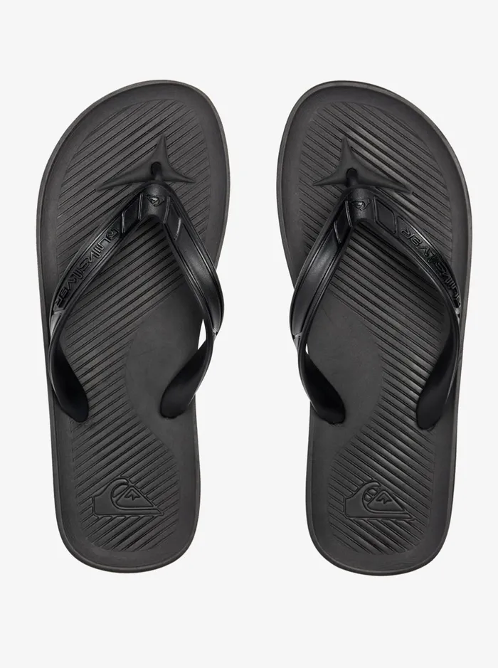 Sandals Men Quiksilver Haleiwa Core FlipFlops Black 2 Sandals Men Quiksilver Haleiwa Core FlipFlops Black 2