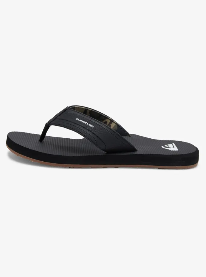 Sandals Men Quiksilver Island Oasis Sandals Blackblackbrown Sandals Men Quiksilver Island Oasis Sandals Blackblackbrown