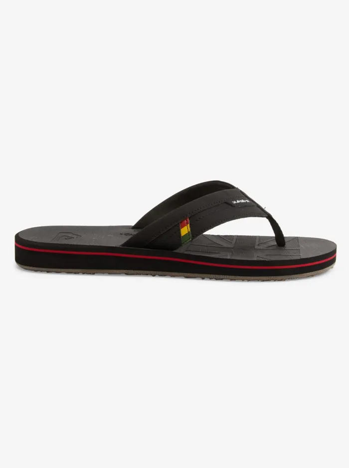 Sandals Men Quiksilver Island Oasis Squish Sandals Black 1 Sandals Men Quiksilver Island Oasis Squish Sandals Black 1