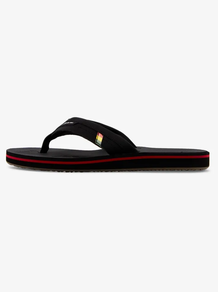 Sandals Men Quiksilver Island Oasis Squish Sandals Black 1 Sandals Men Quiksilver Island Oasis Squish Sandals Black 1