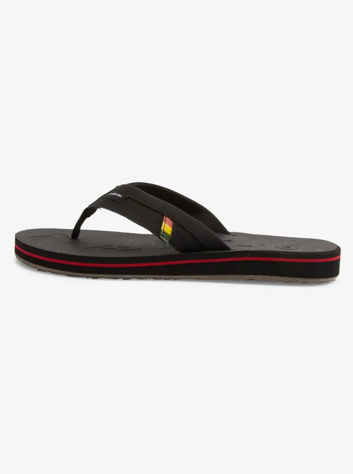 Sandals Men Quiksilver Island Oasis Squish Sandals Black 1 Sandals Men Quiksilver Island Oasis Squish Sandals Black 1