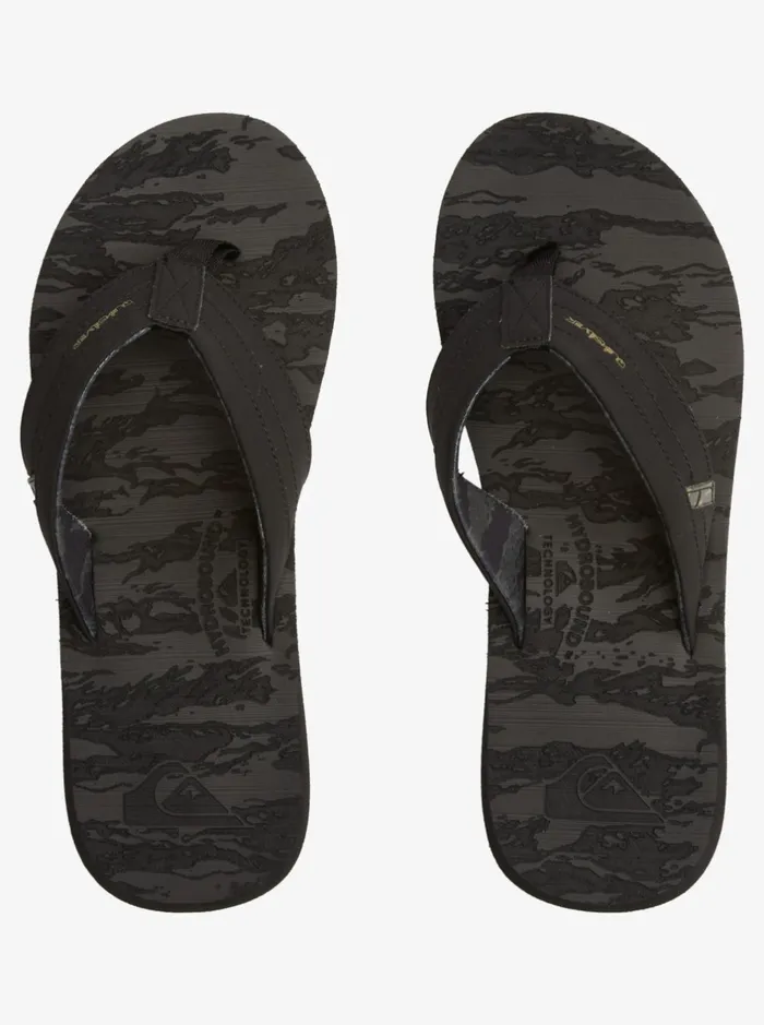 Sandals Men Quiksilver Island Oasis Squish Sandals Black 2 Sandals Men Quiksilver Island Oasis Squish Sandals Black 2