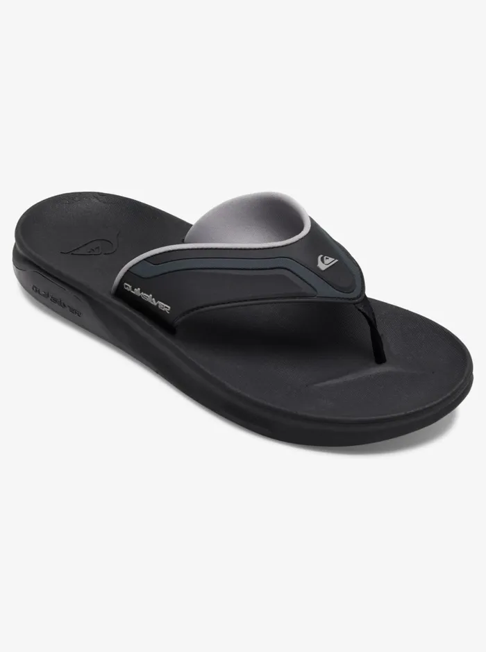 Sandals Men Quiksilver Mathodic Recovery Sandals Blackgreybrown