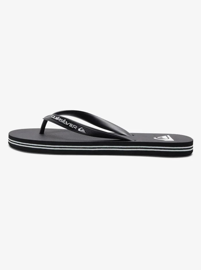 Sandals Men Quiksilver Molokai Core FlipFlops Black 1 Sandals Men Quiksilver Molokai Core FlipFlops Black 1