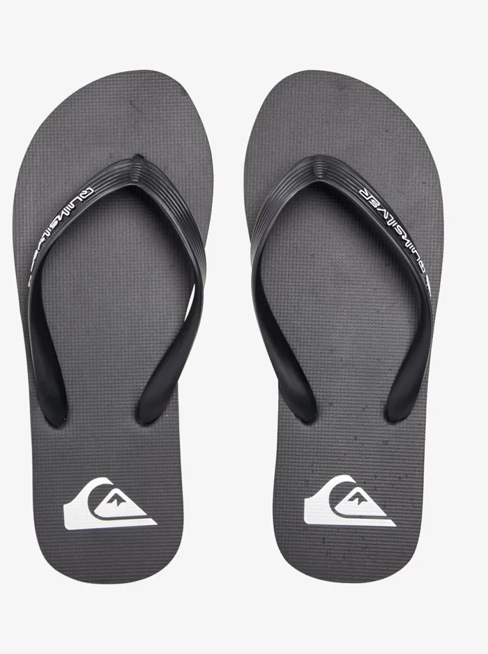 Sandals Men Quiksilver Molokai Core FlipFlops Black 1 Sandals Men Quiksilver Molokai Core FlipFlops Black 1