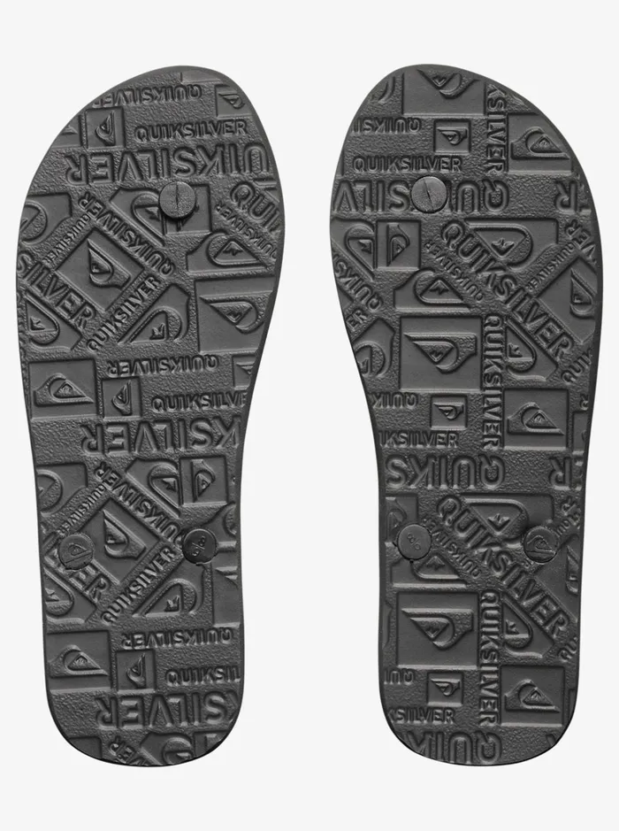 Sandals Men Quiksilver Molokai FlipFlops Blackblackwhite Sandals Men Quiksilver Molokai FlipFlops Blackblackwhite