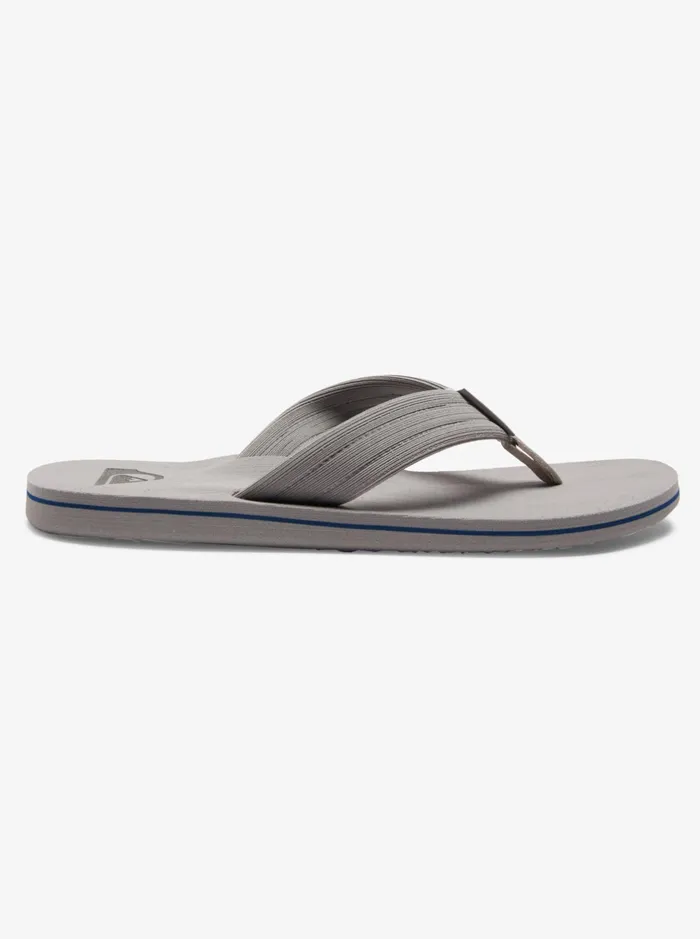 Sandals Men Quiksilver Molokai Layback Sandals Greywhitegrey Sandals Men Quiksilver Molokai Layback Sandals Greywhitegrey