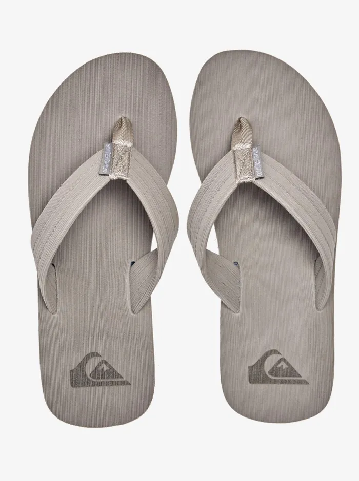 Sandals Men Quiksilver Molokai Layback Sandals Greywhitegrey Sandals Men Quiksilver Molokai Layback Sandals Greywhitegrey