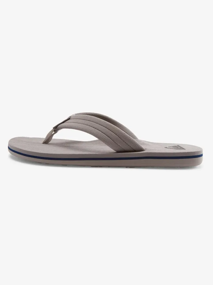 Sandals Men Quiksilver Molokai Layback Sandals Greywhitegrey Sandals Men Quiksilver Molokai Layback Sandals Greywhitegrey