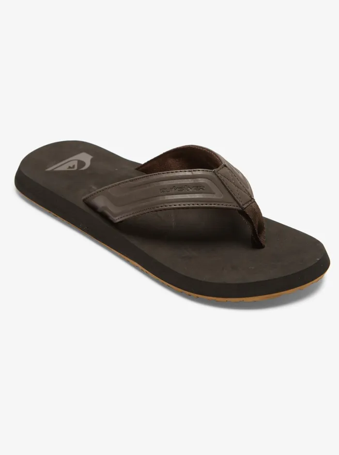 Sandals Men Quiksilver Monkey Wrench Core Sandals Brown 1