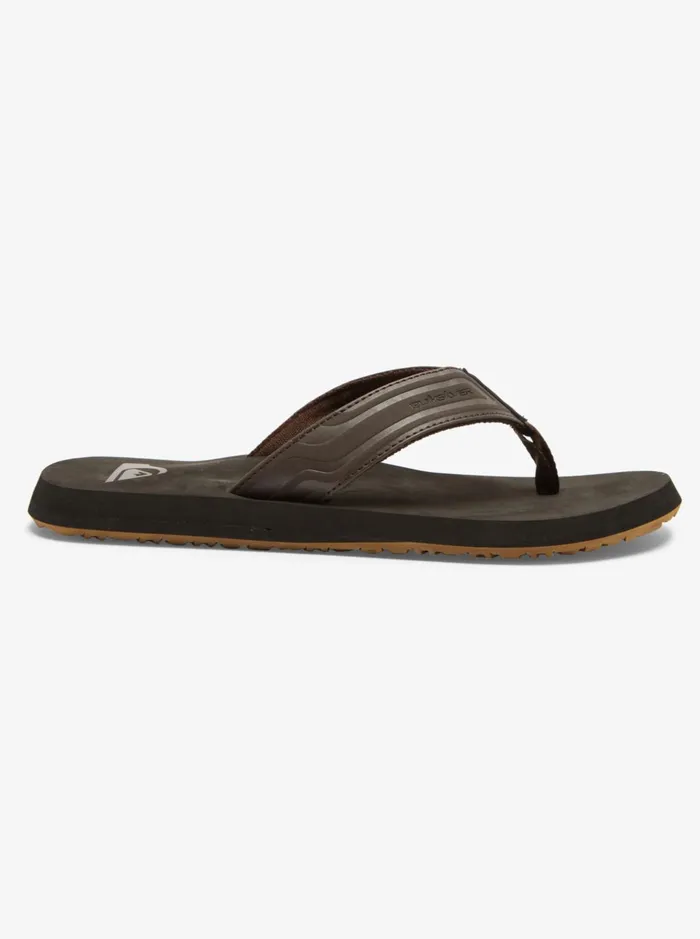 Sandals Men Quiksilver Monkey Wrench Core Sandals Brown 1 Sandals Men Quiksilver Monkey Wrench Core Sandals Brown 1