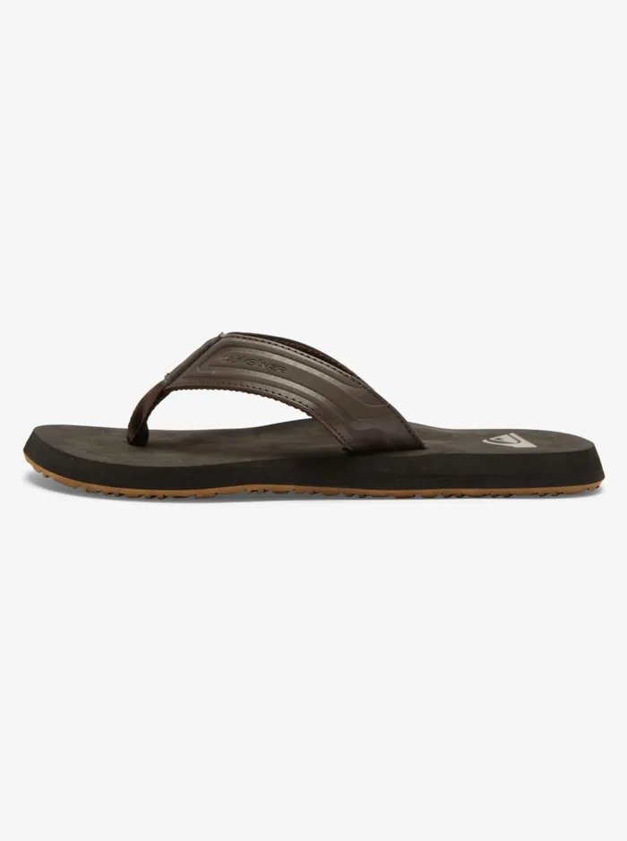 Sandals Men Quiksilver Monkey Wrench Core Sandals Brown 1 Sandals Men Quiksilver Monkey Wrench Core Sandals Brown 1