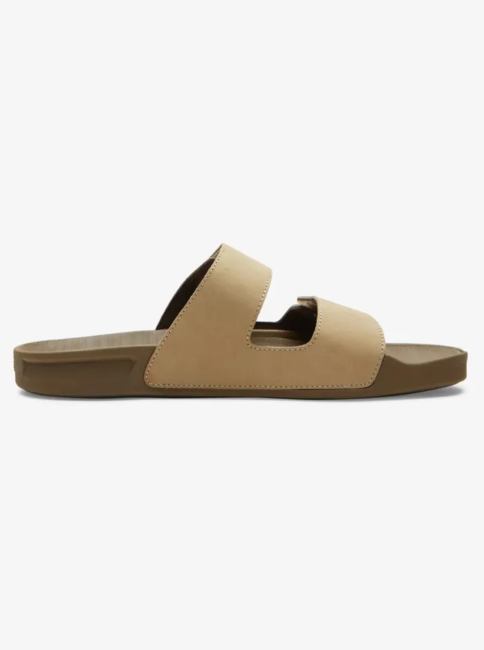Sandals Men Quiksilver Rivi Leather Double Adjust Sandals Tan 1 Sandals Men Quiksilver Rivi Leather Double Adjust Sandals Tan 1