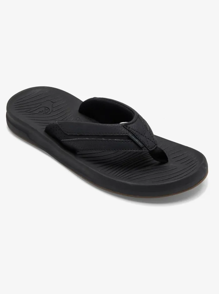 Sandals Men Quiksilver Travel Oasis Sandals Blackblackbrown