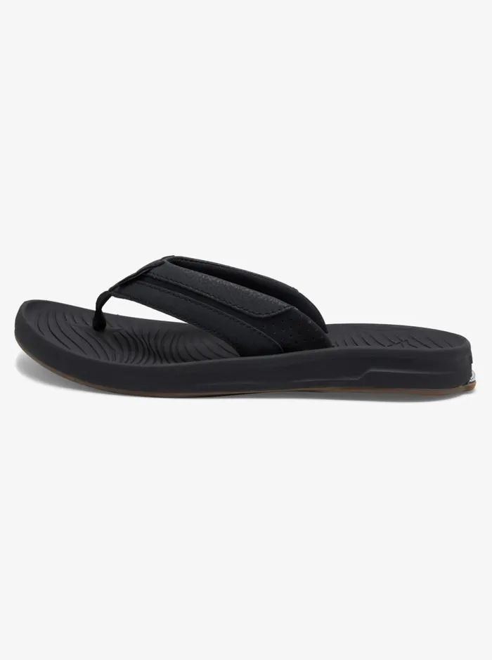 Sandals Men Quiksilver Travel Oasis Sandals Blackblackbrown Sandals Men Quiksilver Travel Oasis Sandals Blackblackbrown