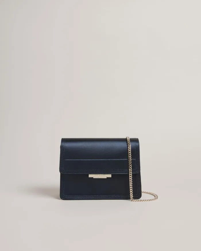 Satin Cross Body Bag Dark Blue Women Ted Baker Bags Satin Cross Body Bag Dark Blue Women Ted Baker Bags