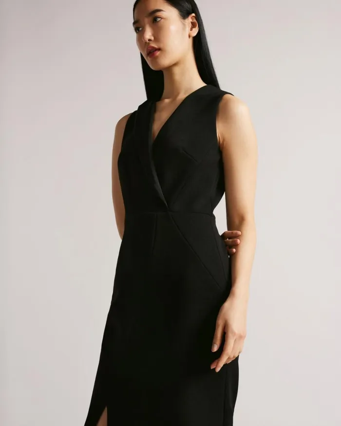 Seam Detail Bodycon Dress Black Women Ted Baker Clothing Seam Detail Bodycon Dress Black Women Ted Baker Clothing