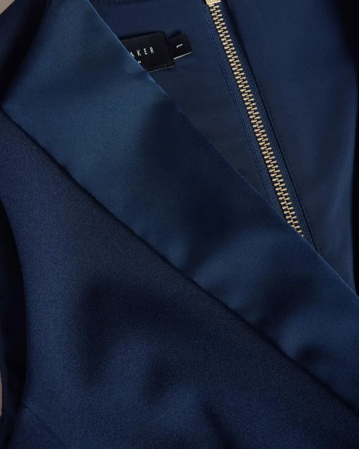 Seam Detail Bodycon Dress Dark Navy Women Ted Baker Clothing Seam Detail Bodycon Dress Dark Navy Women Ted Baker Clothing