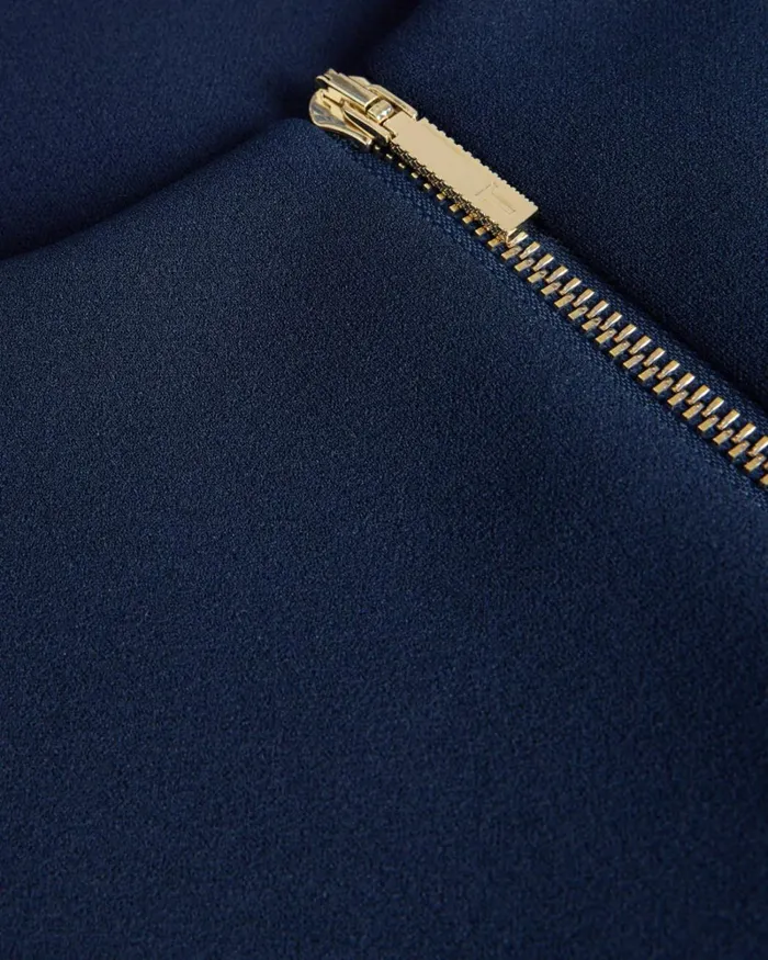 Seam Detail Bodycon Dress Dark Navy Women Ted Baker Clothing Seam Detail Bodycon Dress Dark Navy Women Ted Baker Clothing